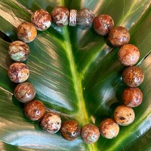 10mm chunky handmade CHRYSOPRASE beaded bracelet